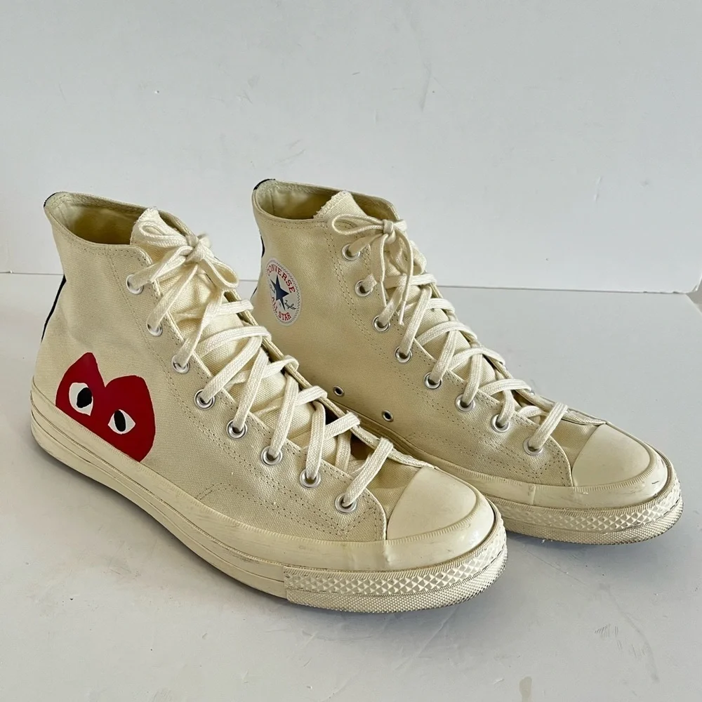 Converse Comme des Garcons Chuck Taylor Sneakers Men 12 Women 14